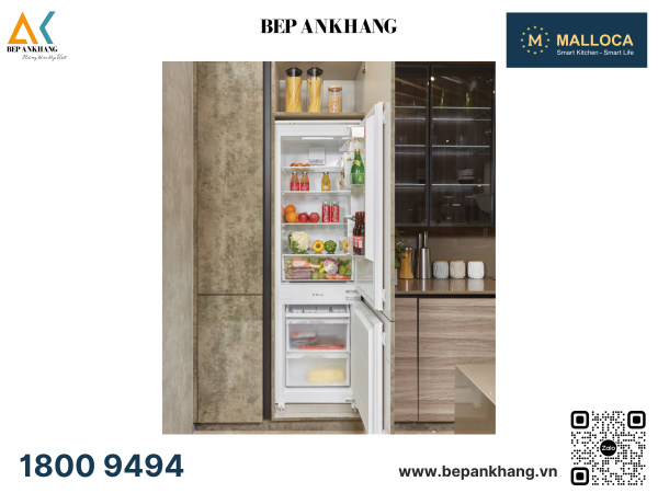 Tủ lạnh âm tủ Malloca 54 cm 241L - MF241BCD